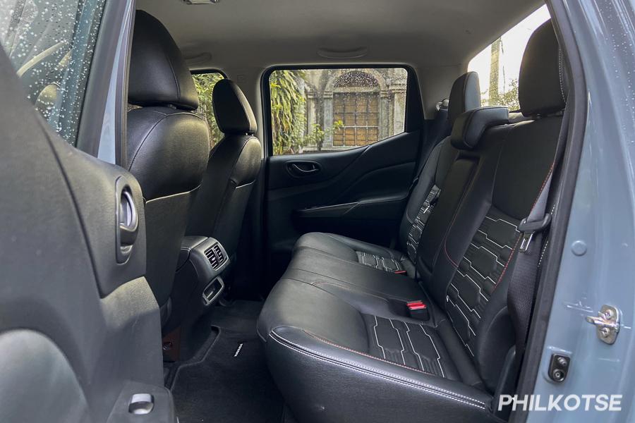 2021 Nissan Navara PRO-4X rear seats