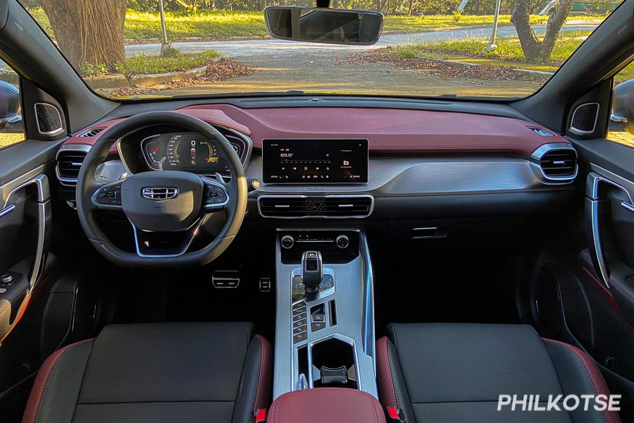 2022 Geely Coolray Sport Limited interior dashboard