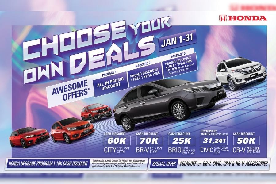 Honda PH offering cash discounts up to 50 percent off on accessories