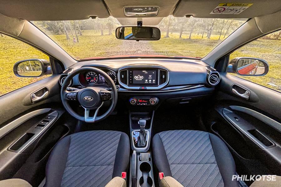 A picture of the interior of the Kia Stonic