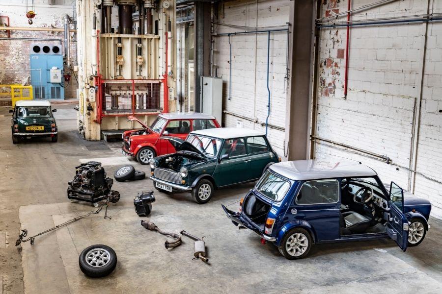 Classic Mini models can be converted into electric vehicles