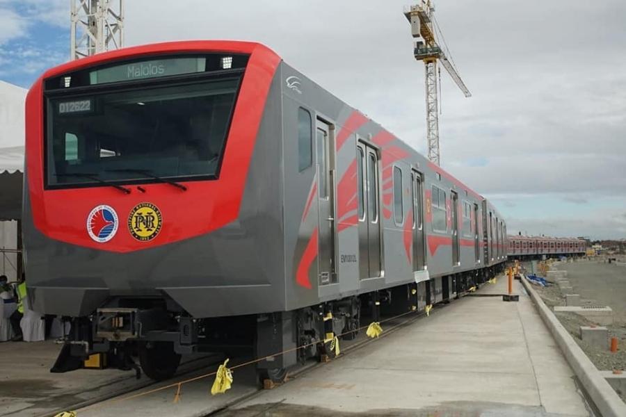 DOTr inspects new PNR trains that will run from Manila to Bulacan