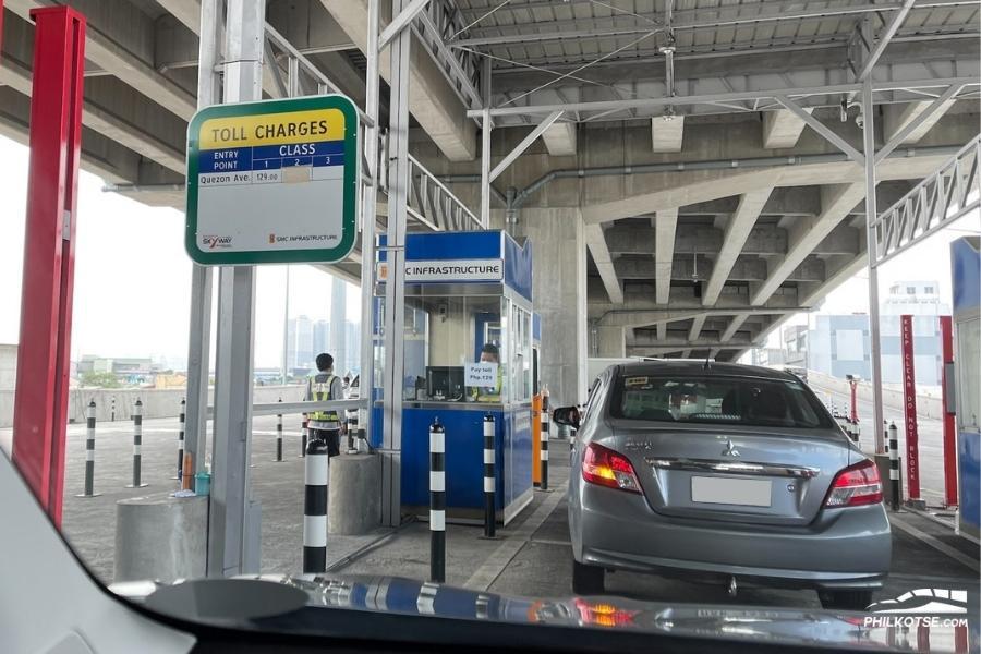 Skyway Stage 3 accepts cash toll payment for cars with no RFID