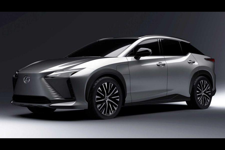 Lexus RZ 450e electric prototype previewed in new images 