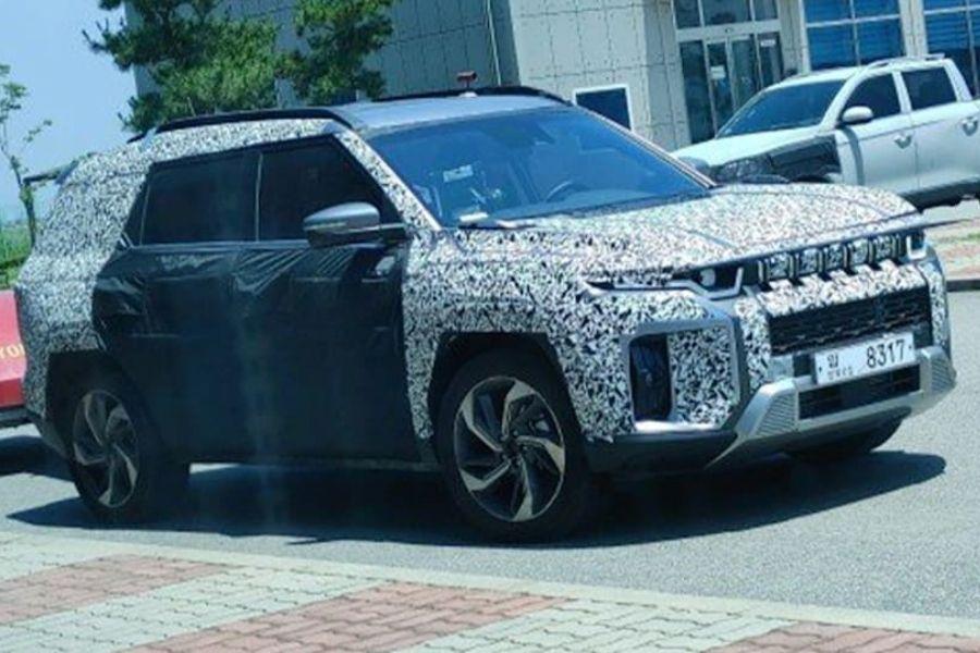 SsangYong J100 electric SUV spied undergoing field tests