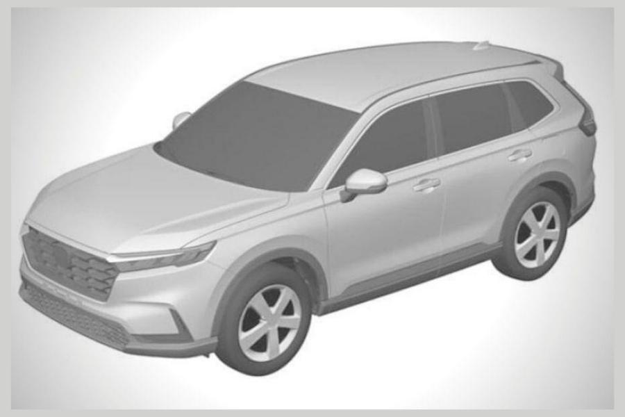 Next-gen 2023 Honda CR-V patent image leaked 