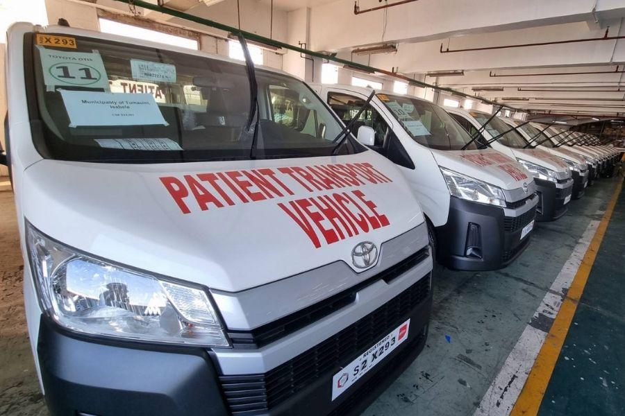 Toyota PH turns over converted Hiace Commuter Deluxe units to PCSO