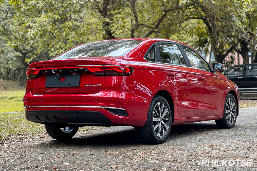 2022 Geely Emgrand rear shot