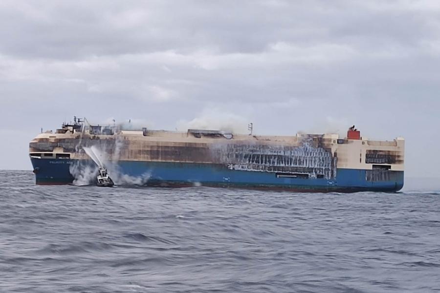 VW Group says 4,000 cars on burned cargo ship likely destroyed