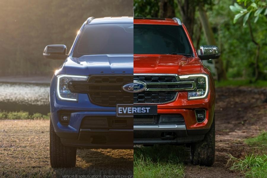 2022 Ford Everest Sport vs Titanium: What are the differences