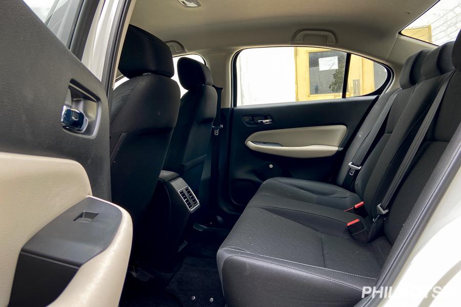 2021 Honda City Sedan V rear seats