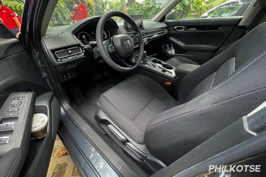 Honda Civic interior view