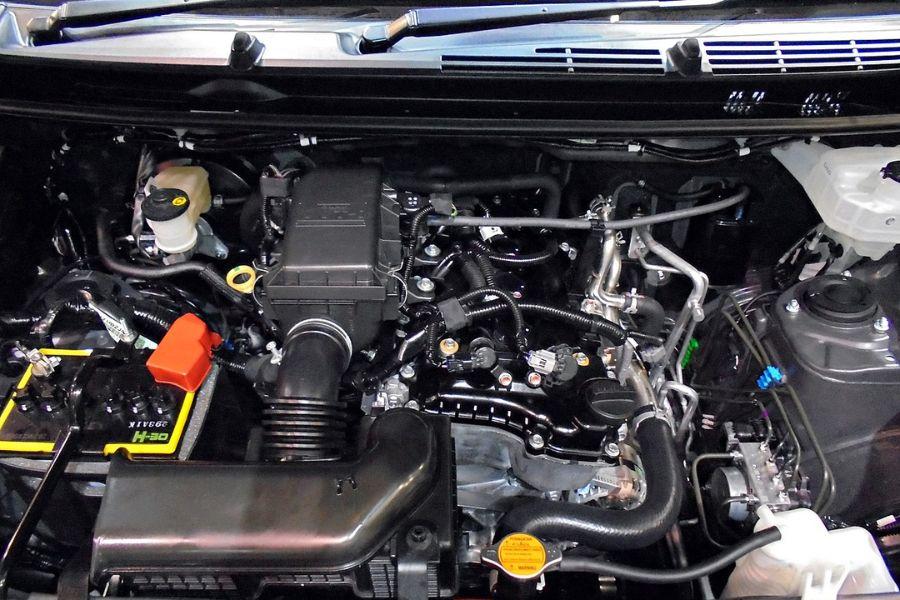 A picture of the Toyota Rush's engine bay