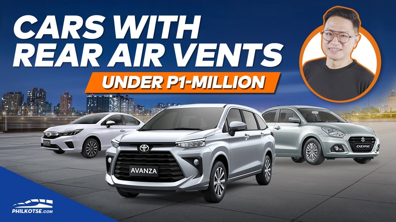Cars with Rear Air Vents Under P1million Philkotse Top List