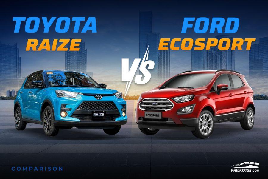 2022 Toyota Raize vs Ford EcoSport Comparison: Spec Sheet Battle 