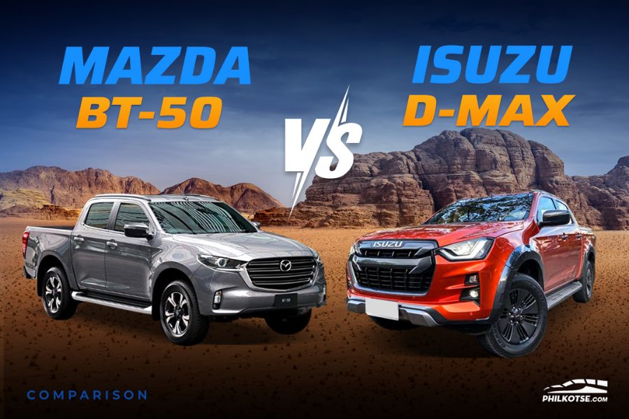 2022 Mazda BT-50 vs Isuzu D-Max Comparsion: Spec Sheet Battle 