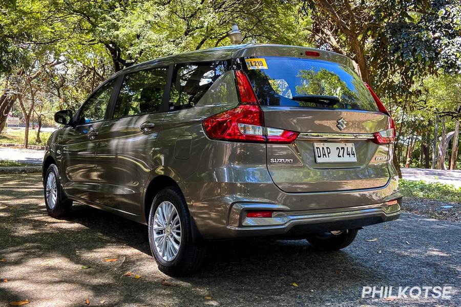 2022 Suzuki Ertiga rear shot