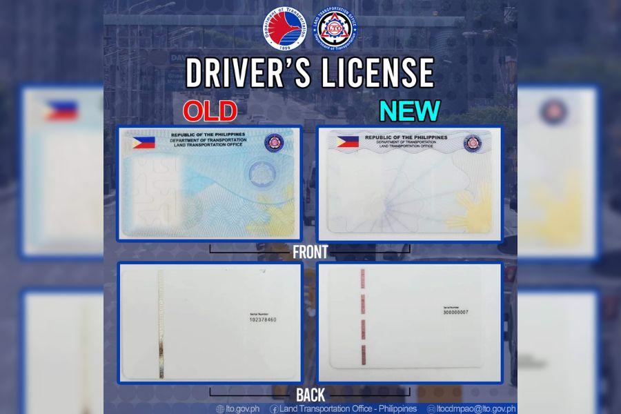 DOTr, LTO reveal new driver’s license design