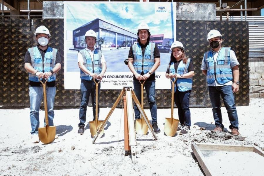 Geely PH breaks ground for Bataan dealership, its 29th in the country