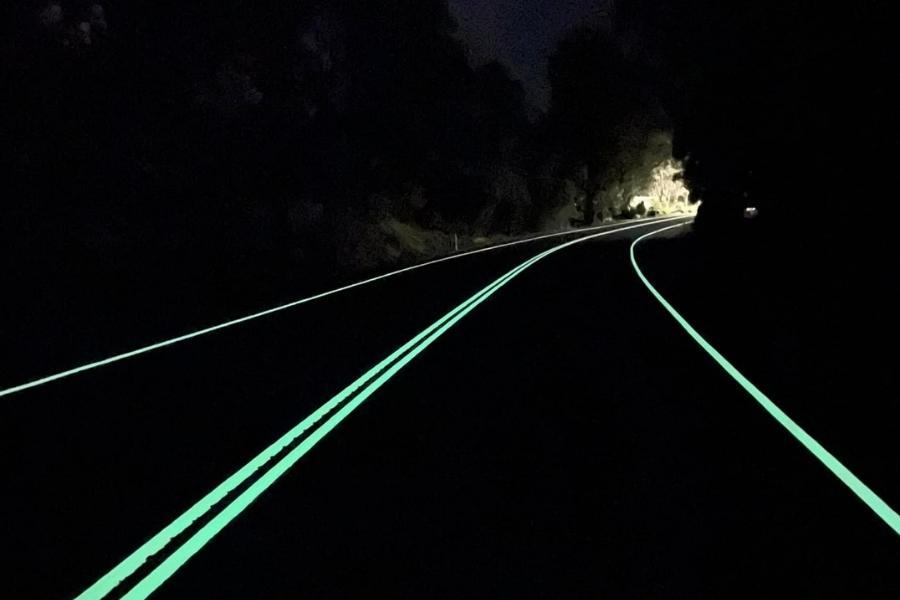 Can glow-in-the-dark markings make roads safer? [Poll of the Week]