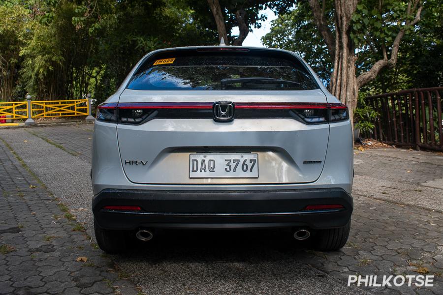 A picture of the rear of the HR-V V Turbo
