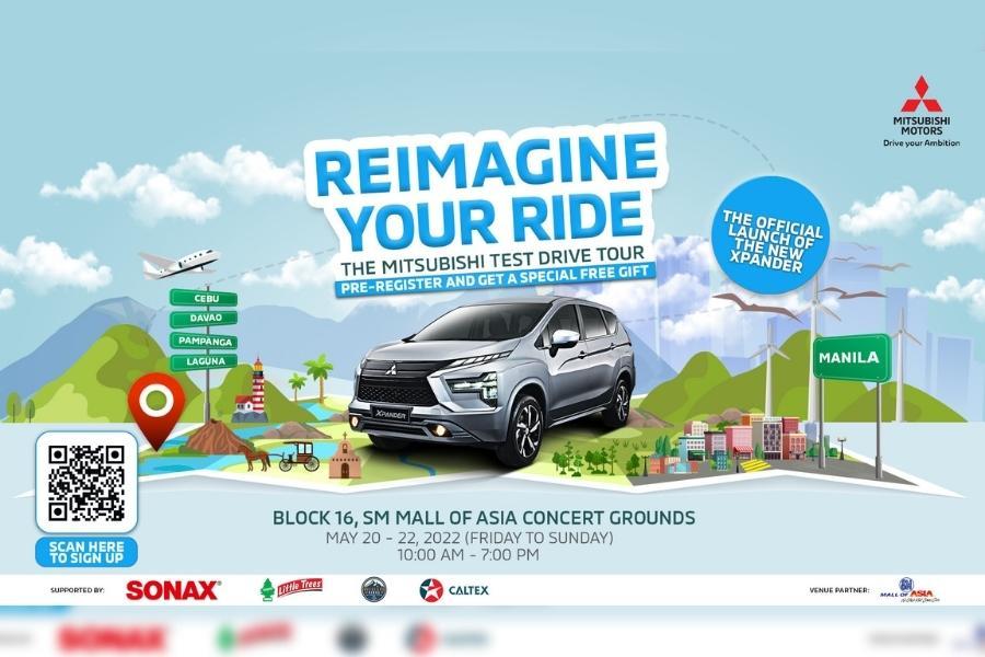 You can test drive the 2023 Mitsubishi Xpander this weekend