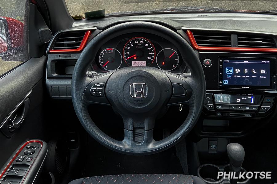 Honda Brio RS Black Top steering wheel
