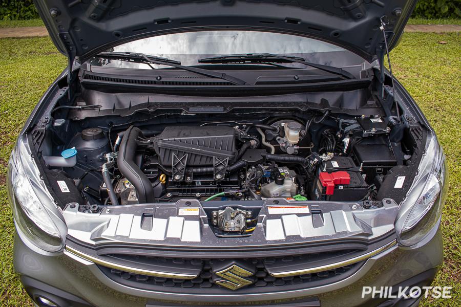 A picture of the 2022 Celerio's engine bay.