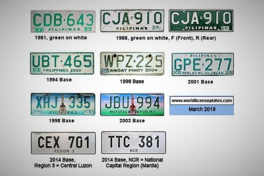 philippine plate number