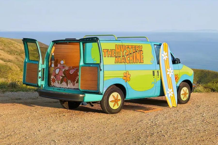 Scooby-Doo’s Mystery Machine van is open for overnight bookings