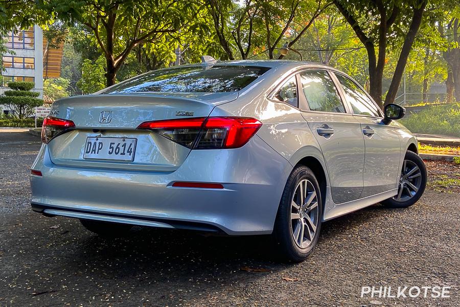 2022 Honda Civic rear profile shot