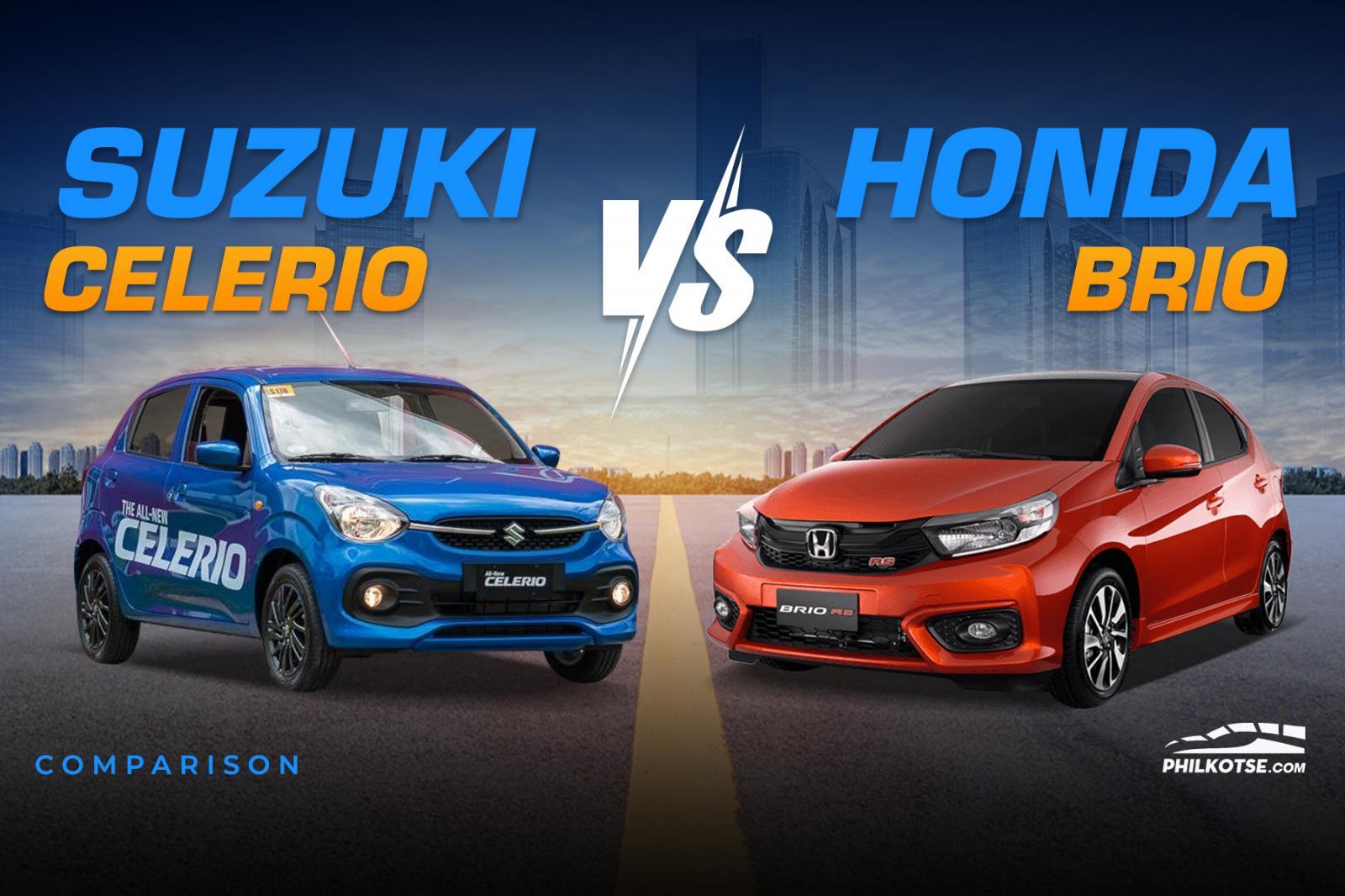 2022 Suzuki Celerio vs Honda Brio Comparo: Spec Sheet Battle 