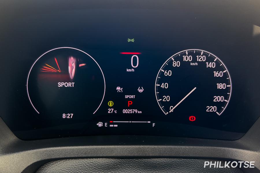 Honda HR-V instrument cluster