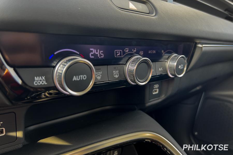Honda HR-V control knobs
