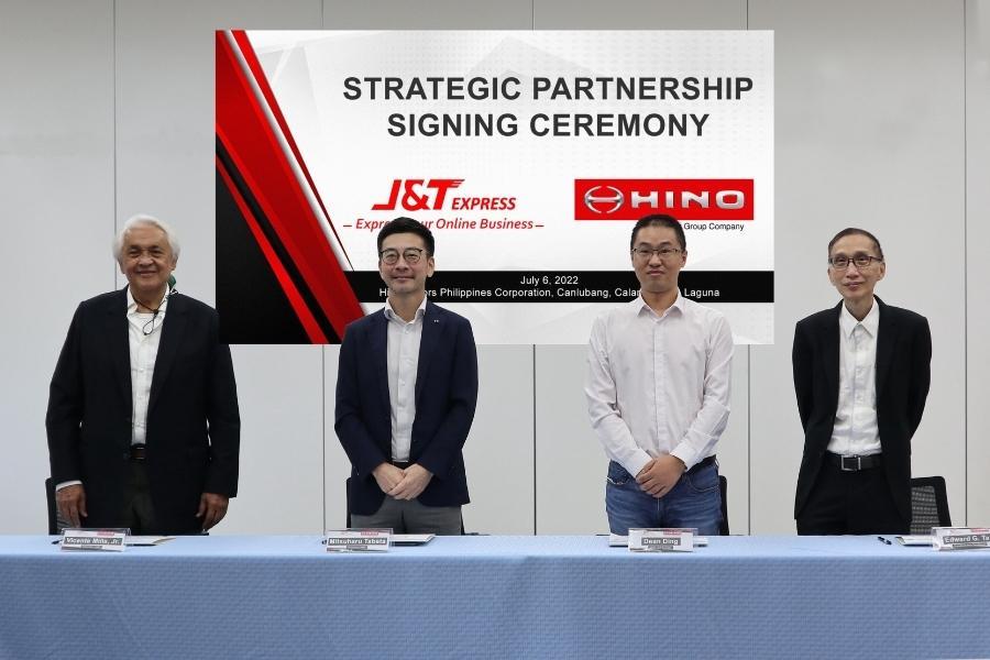 Hino Motors PH renews partnership with J&T Express
