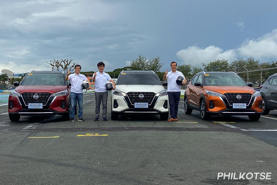 Nissan Philippines president Juan Manuel Hoyos with Kicks e-POWER