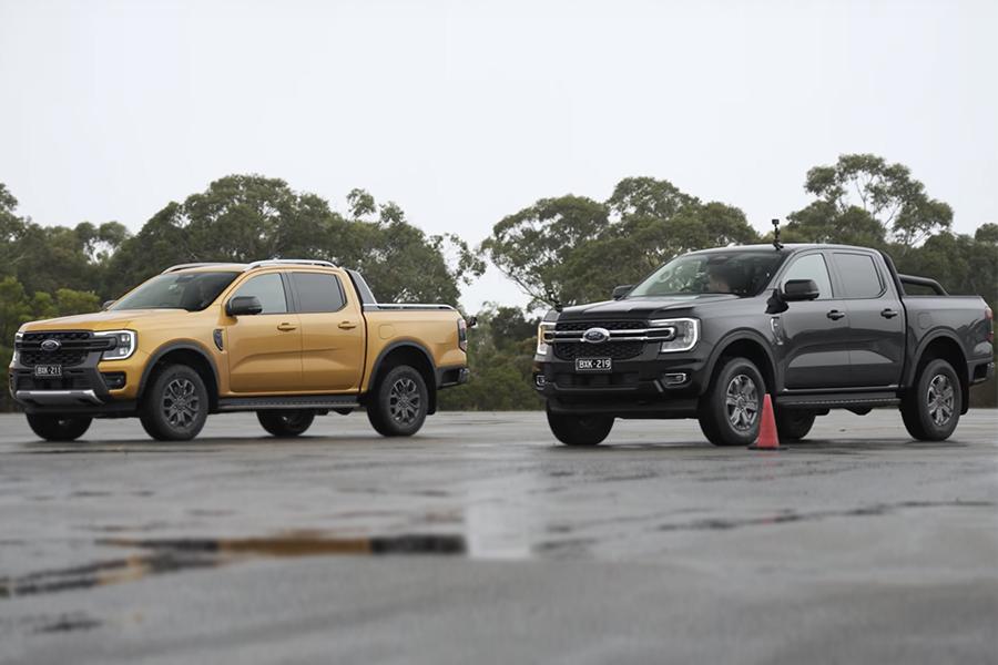 2023 Ford Ranger Drag Race: V6 versus bi-turbo four-cylinder 