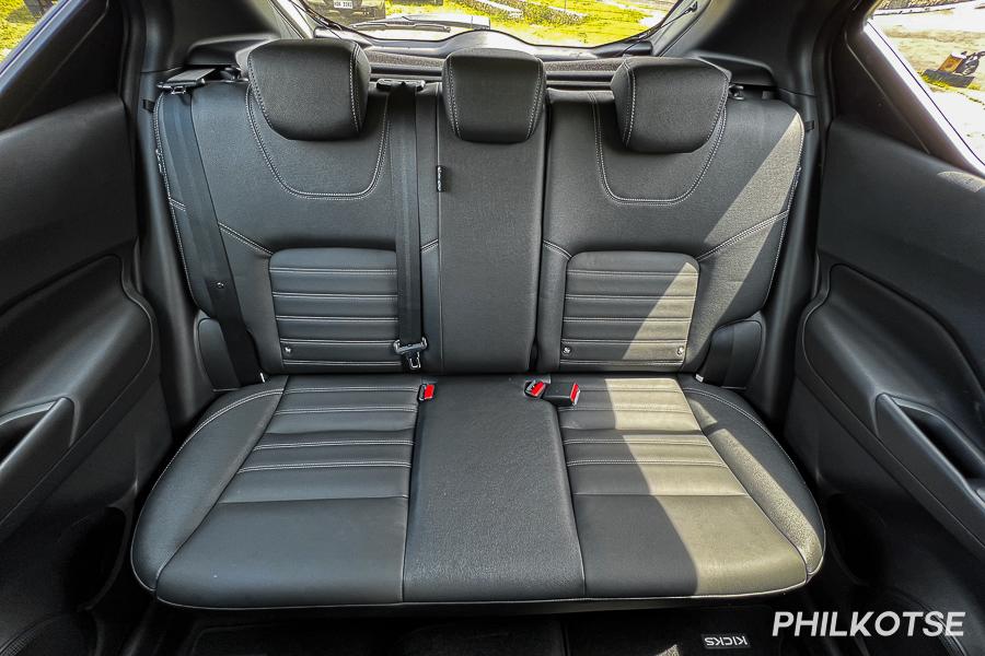 Nissan Kicks rear seats