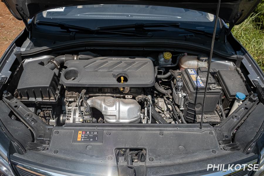 The MG 5's 1.5-liter inline-4 gasoline engine