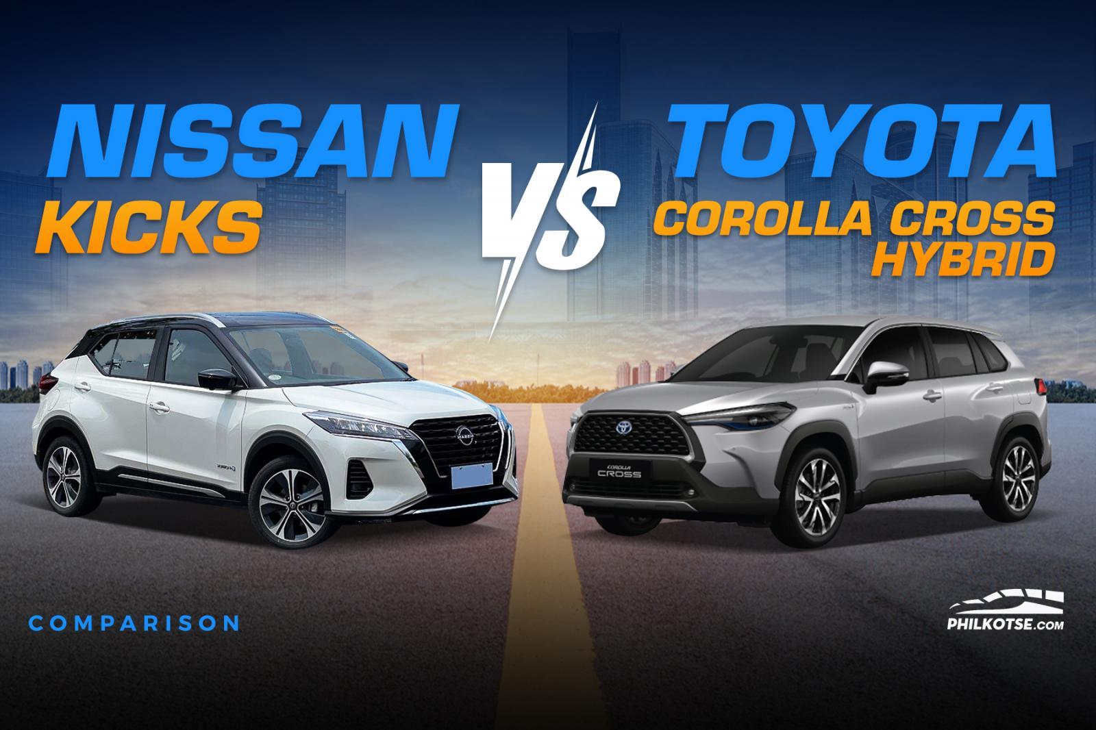 2023 Nissan Kicks vs Toyota Corolla Cross Comparison: Spec Sheet Battle