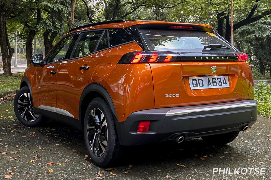 2022 Peugeot 2008 rear shot