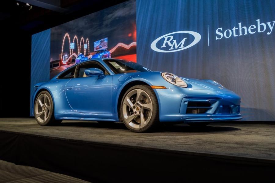 Porsche 911 based on Sally from Cars movie auctioned for P202 million