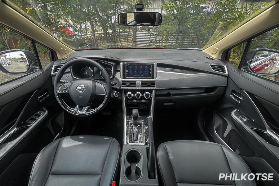 The Nissan Livina's cockpit