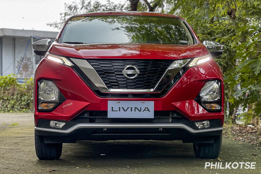 A picture of the front of the Nissan Livina