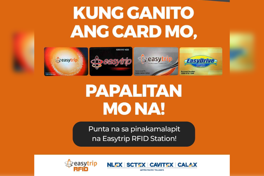A picture of the old Easytrip cards