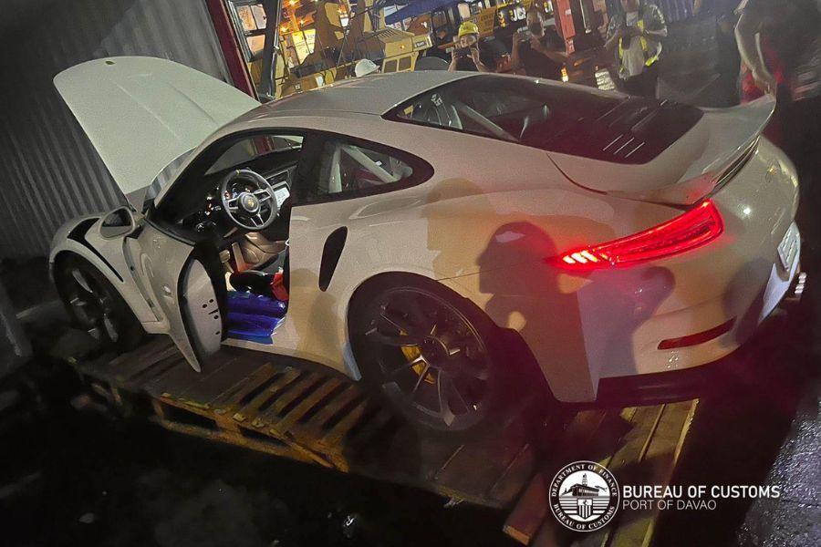 Porsche 911 misdeclared as auto parts seized in Davao City