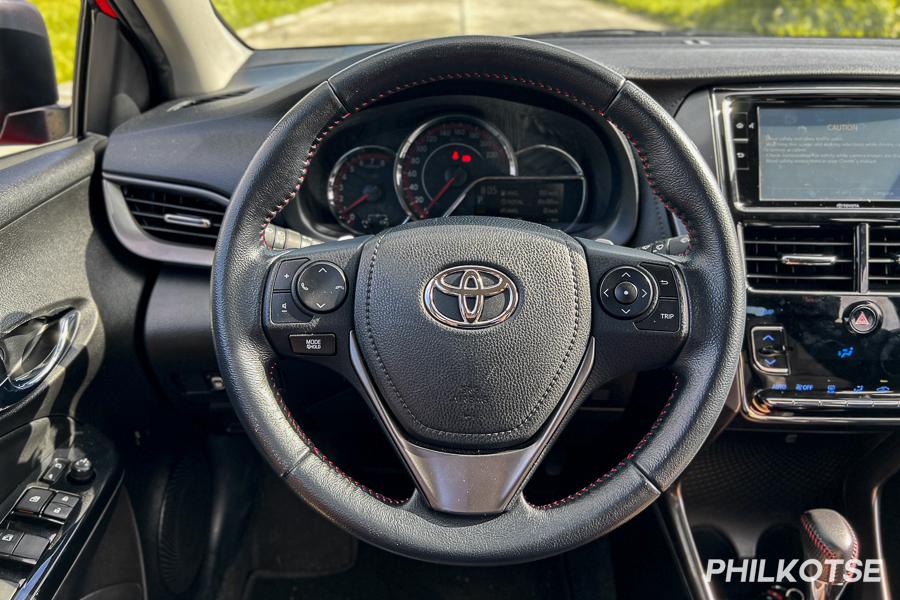 Toyota Vios GR-S steering wheel