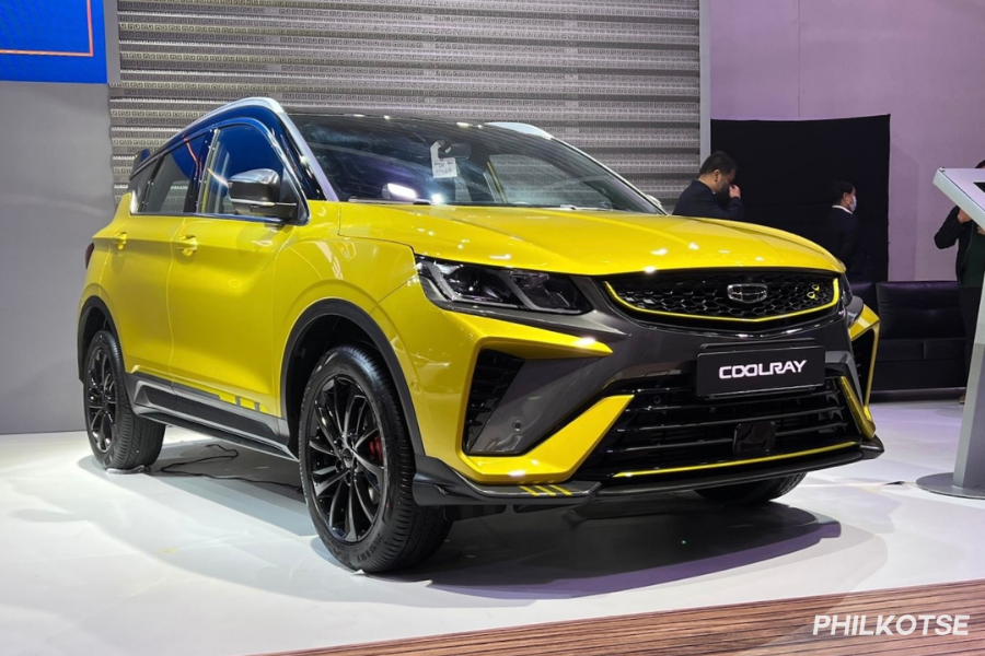 The updated 2022 Geely Coolray at the 2022 MIAS