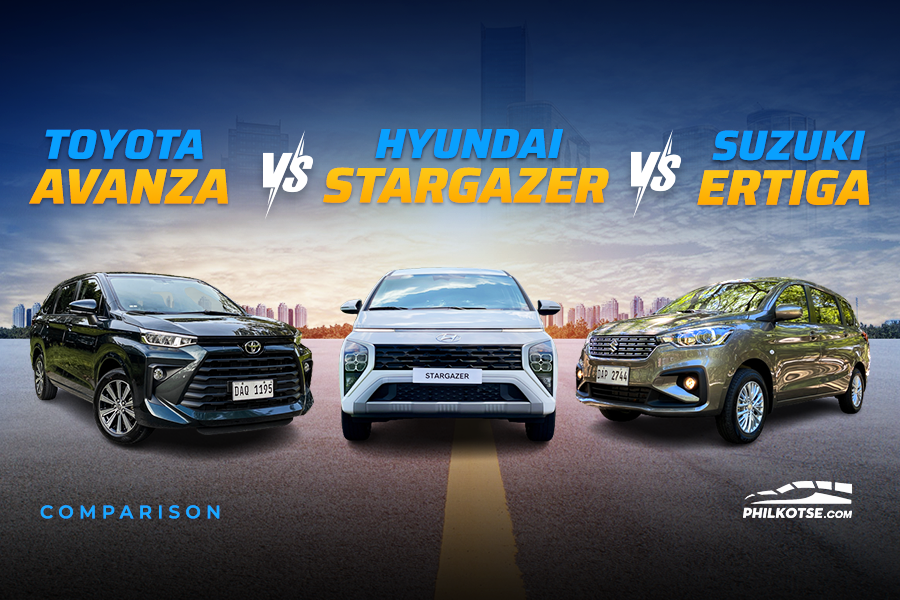 2023 Hyundai Stargazer v Toyota Avanza v Suzuki Ertiga: Specs Comparison