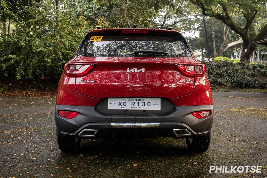 A picture of the rear of the Kia Stonic Style Edition